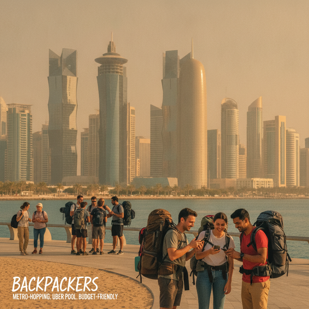 Backpackers community in Doha
